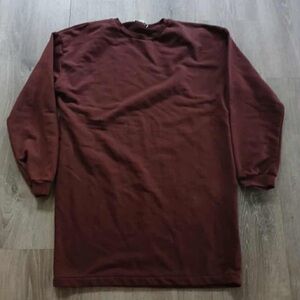 Topshop Chocolate Long Sleeve Top